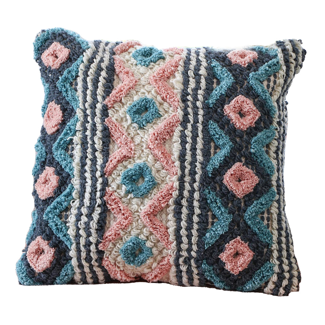 CUSHION COVER 100 % COTTON 18x18 Inches , MULTI COLOR