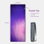 Yoga Mat Natural Rubber 72 inch x 27 inch X 6MM ,Splash Of Radiance