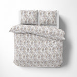 Vintana Pixel Cotton King Size Abstract Digital Print Bedsheet (108 x 108 Inch) with 2 Pillow Covers Cotton (18 x 27 Inches) / 300TC.