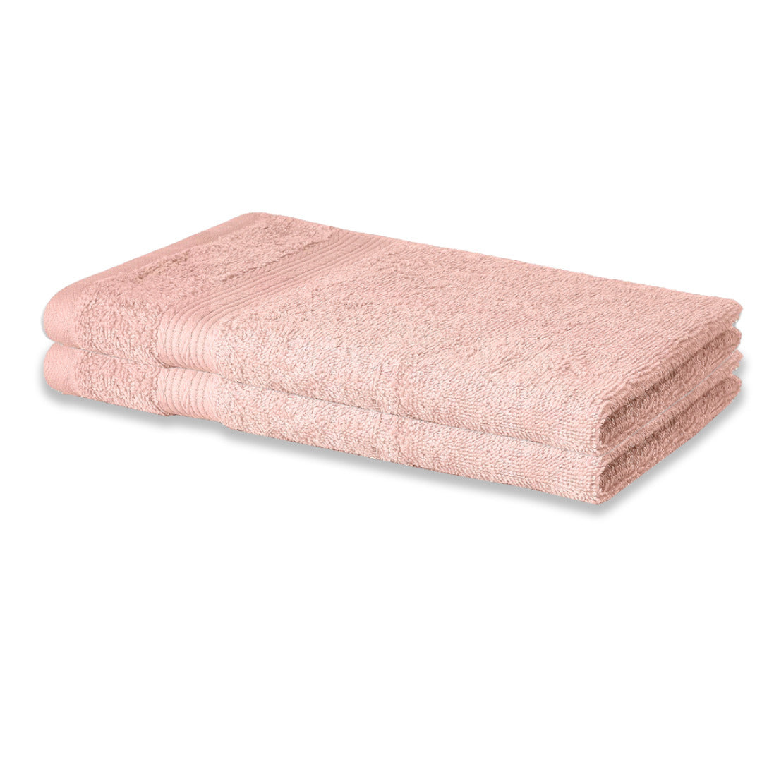 SUPREME 100% Cotton HAND TOWEL,( PACK OF 2 )500 GSM, PEACH