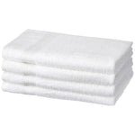 SUPREME 100% Cotton HAND TOWEL,( PACK OF 4)500 GSM, WHITE