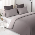 OMBRE 100% Cotton King Size Bedsheet, 250 TC, ALLOY.