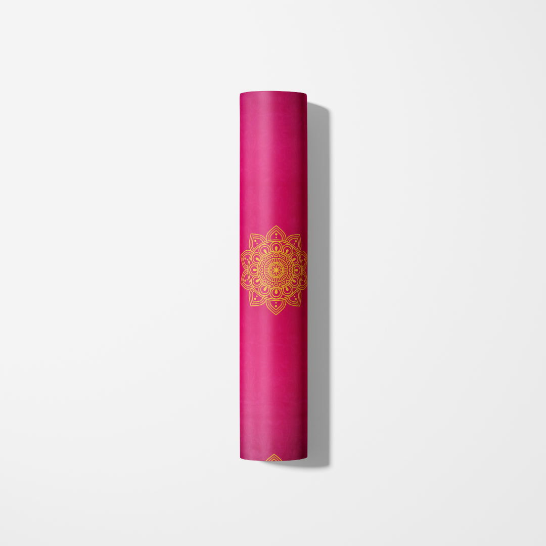 Yoga Mat Natural Rubber 72 inch x 27 inch X 6MM ,Zen Serenity