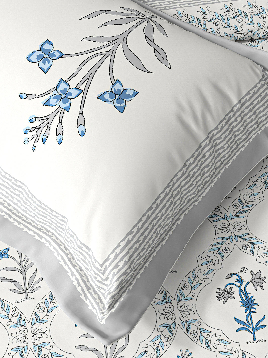 PARISU 100% Cotton KING Size Bedsheet, 200 TC. MULTICOLOR