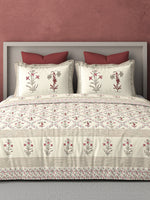 PARISU 100% Cotton KING Size Bedsheet, 200 TC. MULTICOLOR