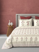 PARISU 100% Cotton KING Size Bedsheet, 200 TC. MULTICOLOR