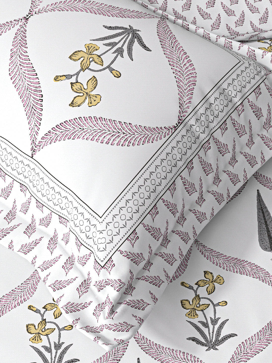 PARISU 100% Cotton KING Size Bedsheet, 200 TC. MULTICOLOR