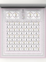 PARISU 100% Cotton KING Size Bedsheet, 200 TC. MULTICOLOR