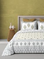 PARISU 100% Cotton KING Size Bedsheet, 200 TC. MULTICOLOR