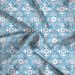 IMPERIAL 100% Cotton Queen Size Bedsheet, 180 TC, Blue ABSOLUTE