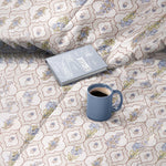 JAZZ 100% Cotton Queen Size Bedsheet, 160 TC, BLUE