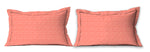 PILLOW COVER 100 % COTTON 18x27 Inches TC180, PEACH ABSOULTE