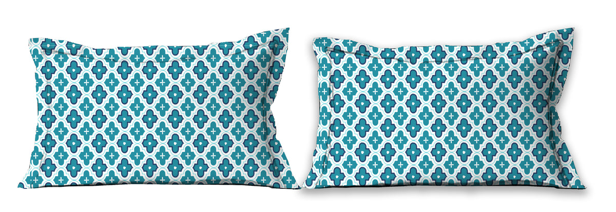 PILLOW COVER 100 % COTTON 18x27 Inches TC180, GREEN