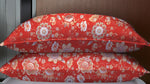 PILLOW COVER 100 % COTTON 18x27 Inches TC180, RED
