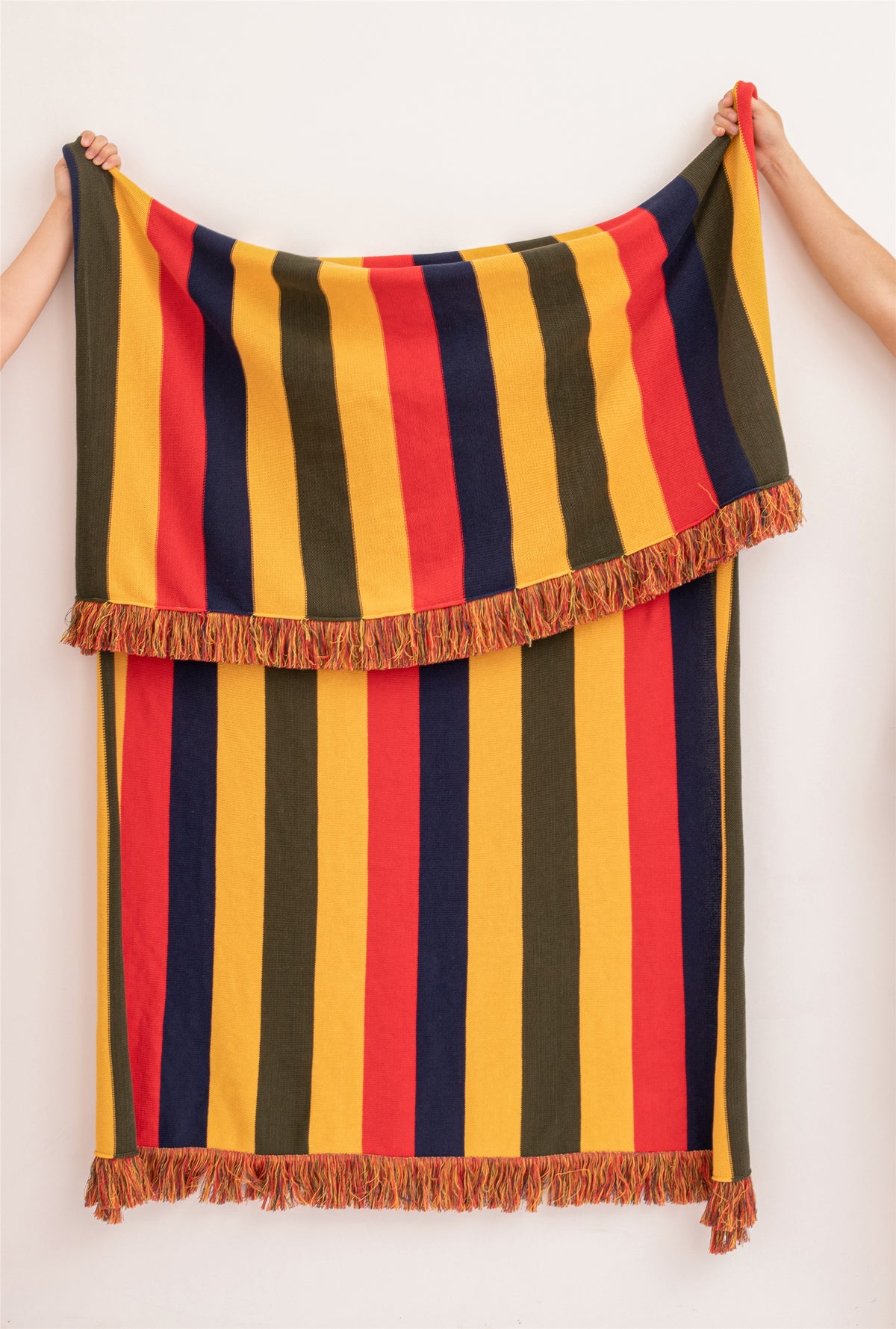 Elegance Designer Throw Blanket 100% Pure Cotton 55 x 75 Inches MULTI COLOR