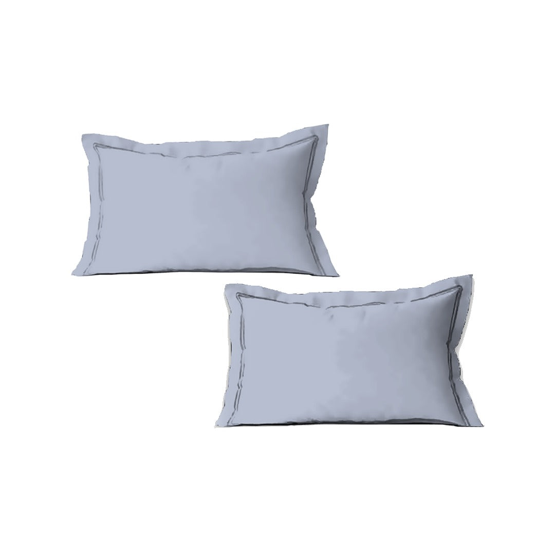 PILLOW COVER 100 % COTTON 18x27 Inches TC180, GREY