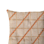 CUSHION COVER 100 % COTTON 16x16 Inches , LIGHT BROWN