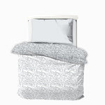 Comfy Cotton Single Size Reversible AC Blanket / Dohar - GREY