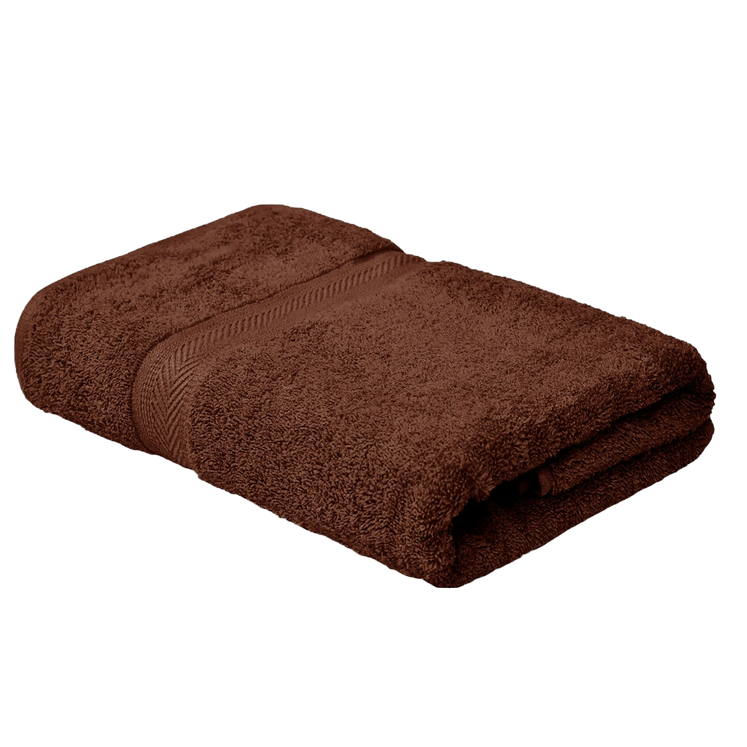 SUPREME 100% Cotton BATH TOWEL,( PACK OF 1)500 GSM, DARK BROWN