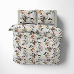 Vintana Pixel Cotton King Size Floral Digital Print Bedsheet (108 x 108 Inch) with 2 Pillow Covers Cotton (18 x 27 Inches) / 300TC.