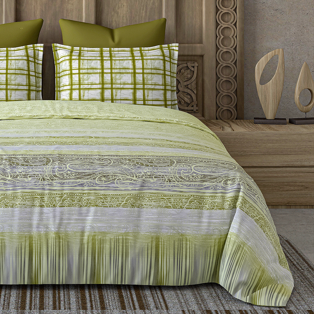 FRAGRANCED 100% Cotton KING Size Bedsheet. MULTICOLOR.