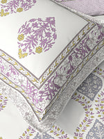 PARISU 100% Cotton KING Size Bedsheet, 200 TC. MULTICOLOR