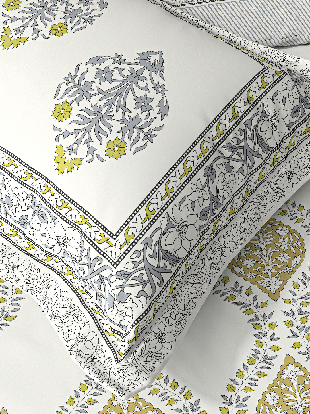 PARISU 100% Cotton KING Size Bedsheet, 200 TC. MULTICOLOR