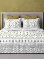 PARISU 100% Cotton KING Size Bedsheet, 200 TC. MULTICOLOR