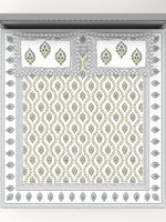 PARISU 100% Cotton KING Size Bedsheet, 200 TC. MULTICOLOR