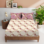 FOREVER100% Cotton QUEEN Size Bedsheet,140 TC,RUST